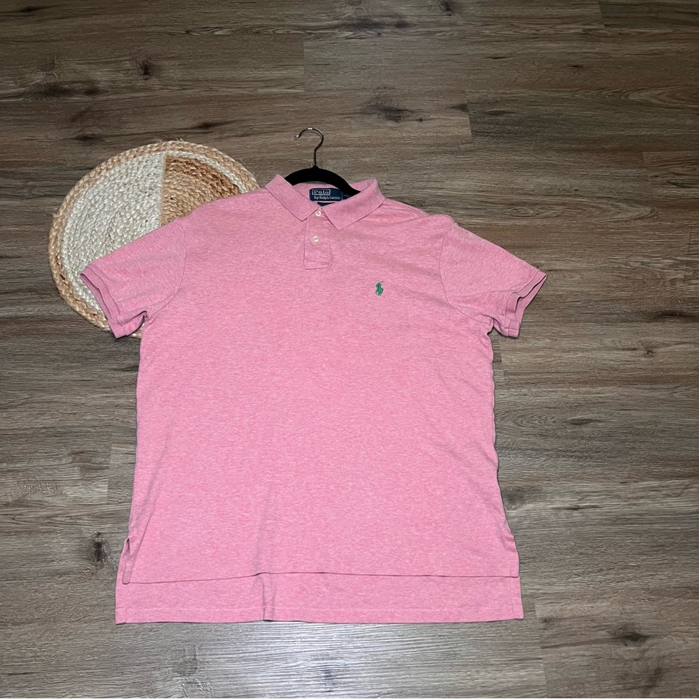POLO BY RALPH LAUREN Pony Mens Short Sleeve Golf Shirt Custom Fit